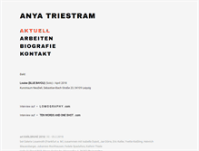 Tablet Screenshot of anyatriestram.com